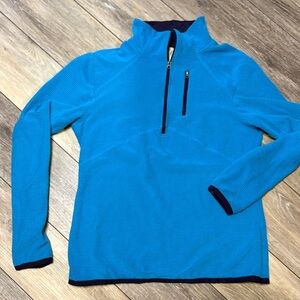 Fuda Women's Blue Quarter-Zip Sweater, Size M